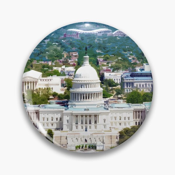 Item preview, Copy of Capitol, Washington DC, USA, Travel Print designed and sold by summattodraw.