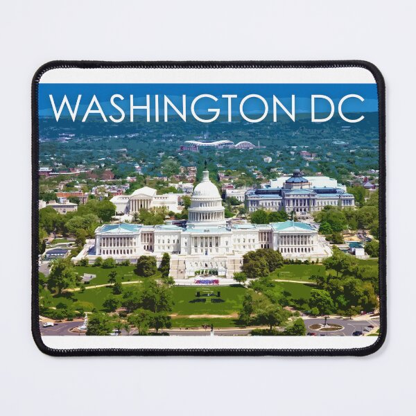 Item preview, Copy of Capitol, Washington DC, USA, Travel Print designed and sold by summattodraw.
