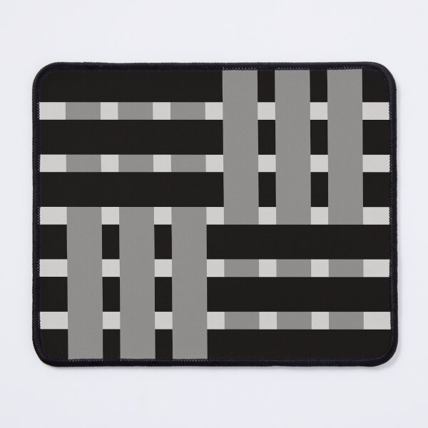 Item preview, Fabric Weave Design - Matt Weave Regular Pattern - Black and Gray designed and sold by DesignCentrum.