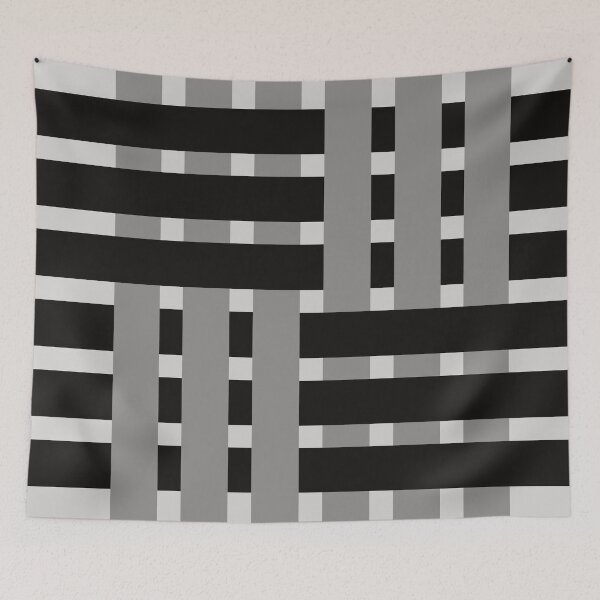 Item preview, Fabric Weave Design - Matt Weave Regular Pattern - Black and Gray designed and sold by DesignCentrum.