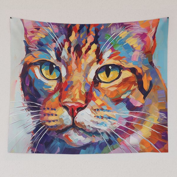 Item preview, Cat painting 1 designed and sold by Art by Lilia.