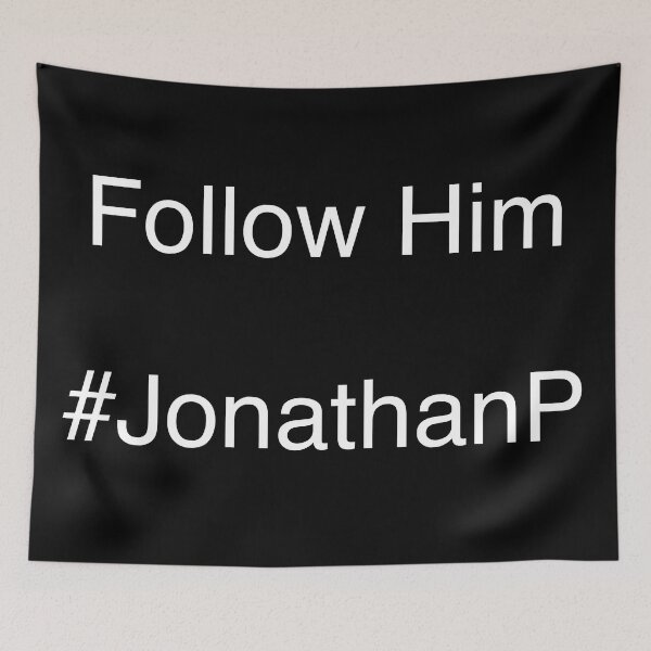 Item preview, Follow Him #JonathanP White Text 1 designed and sold by JonathanP514.