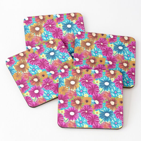 Item preview, Colorful pattern of flowers designed and sold by REALDesign-Shop.