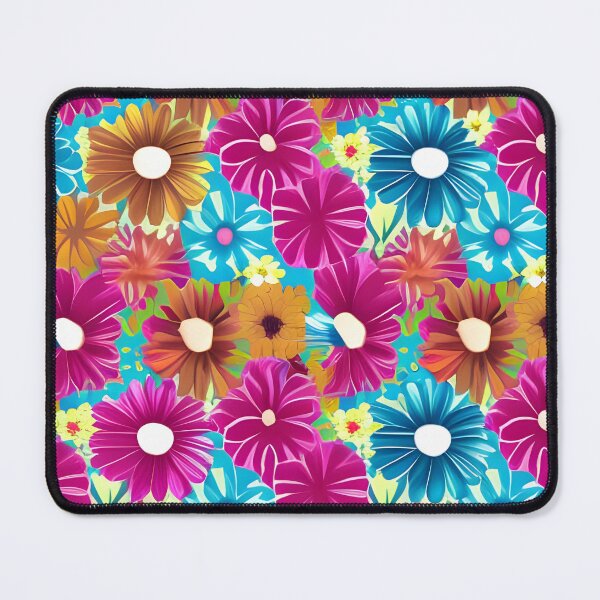Item preview, Colorful pattern of flowers designed and sold by REALDesign-Shop.