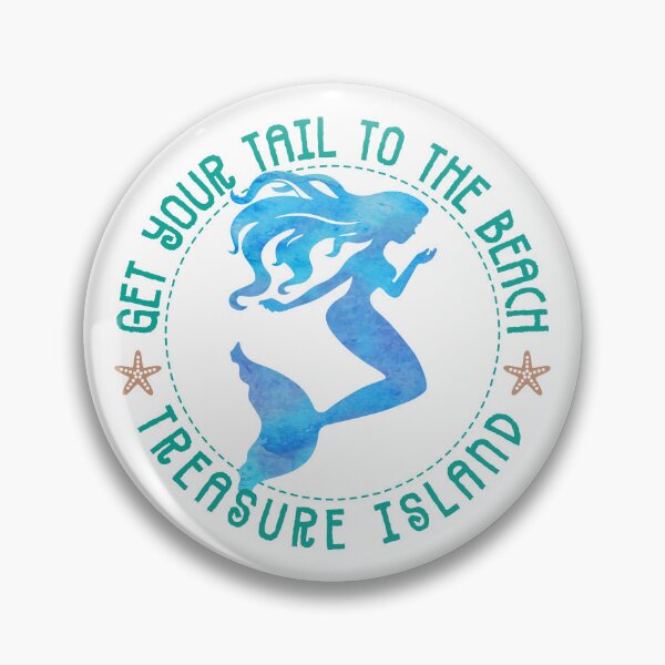 Artikelvorschau, Treasure Island Florida Lustiges Meerjungfrau-Design entworfen und verkauft von Futurebeachbum.