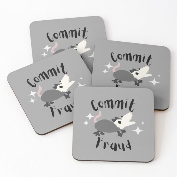 Item preview, Commit Fraud Opossum designed and sold by doodledont.