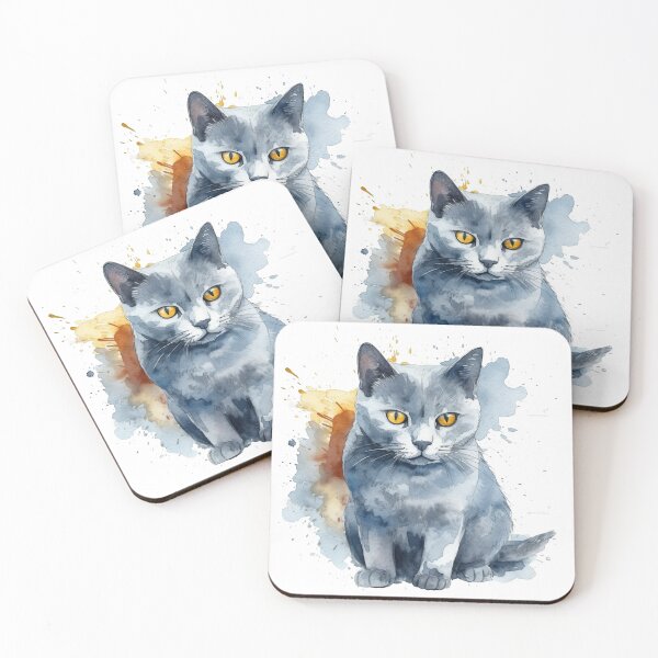 Item preview, Watercolor Cat Breed Chart - Artistic Feline Design for Pet Lovers by Chartreux Cat designed and sold by DooodleGod.