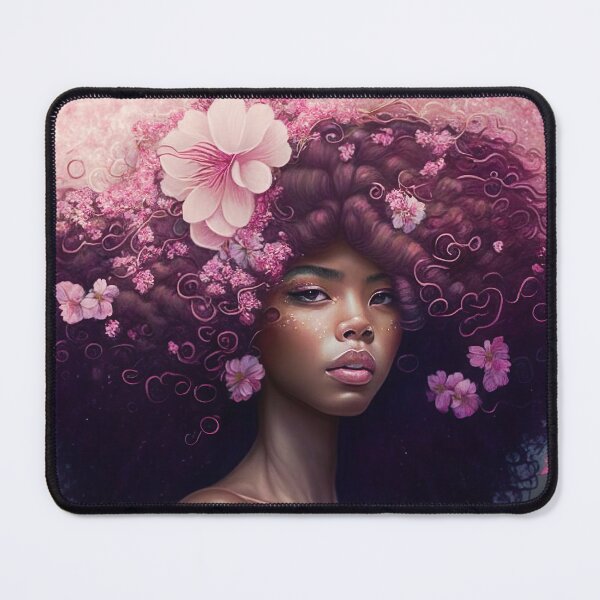 Item preview, [AI Art] Cherry blossom lady with big hair designed and sold by Sissle.