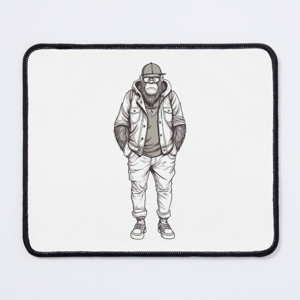 Item preview, Hipster ape designed and sold by hamishby.