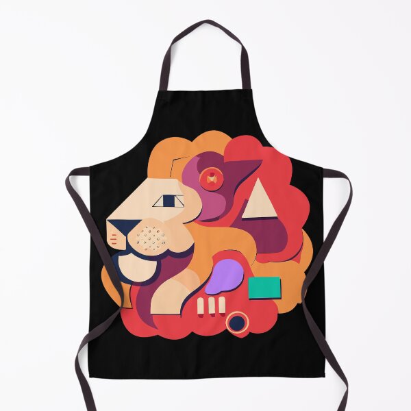 Item preview, Colorful circus lion head designed and sold by Edekad.