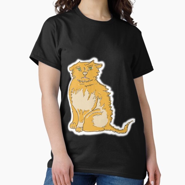 Temperamental Tom ginger funny & cute cat Classic T-Shirt