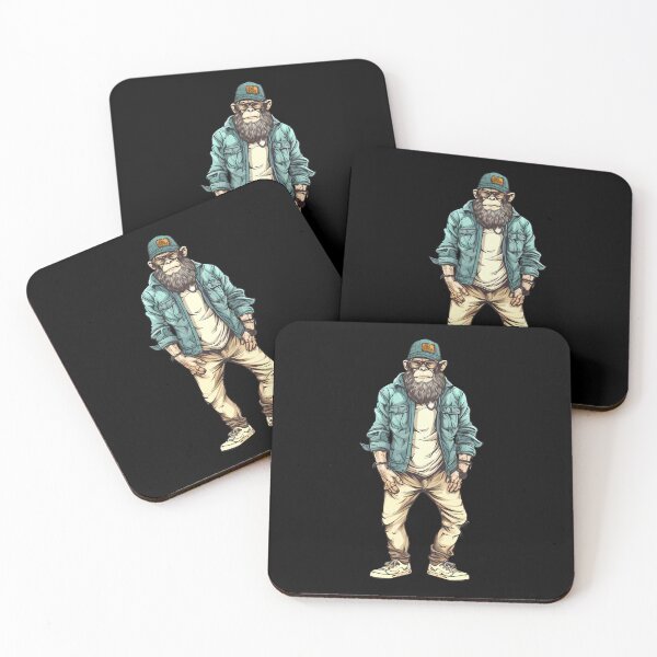 Item preview, Hipster ape designed and sold by hamishby.