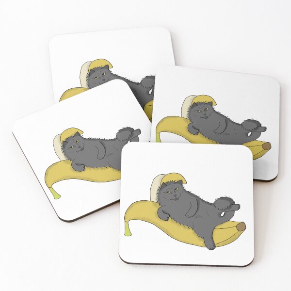 Item preview, Charismatic Banana Kitty designed and sold by Tidoh.