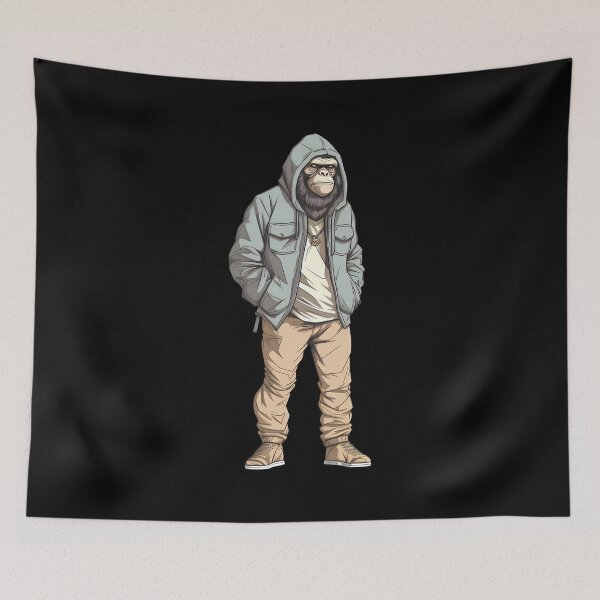 Item preview, Hipster ape designed and sold by hamishby.