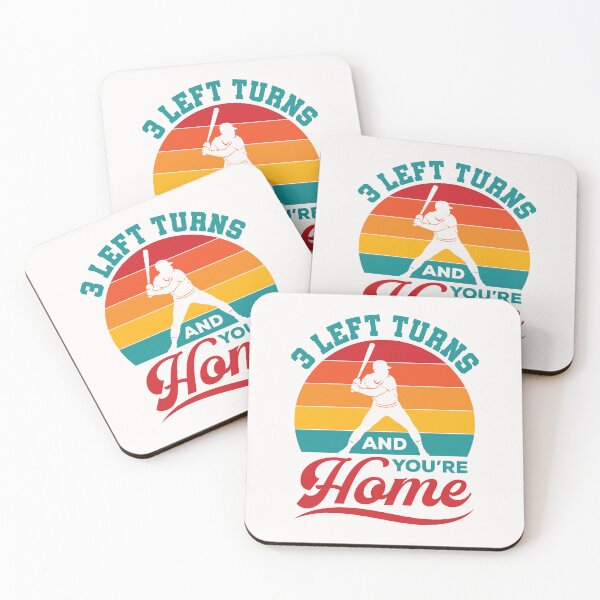 Item preview, Baseball Player Home Run 3 Left Turns and You're Home designed and sold by jaygo.
