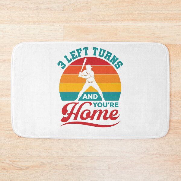Item preview, Baseball Player Home Run 3 Left Turns and You're Home designed and sold by jaygo.