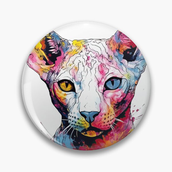 Artikelvorschau, Rex: Playful Cat Breed Abstract Painting | Cornish Rex Artful entworfen und verkauft von DooodleGod.