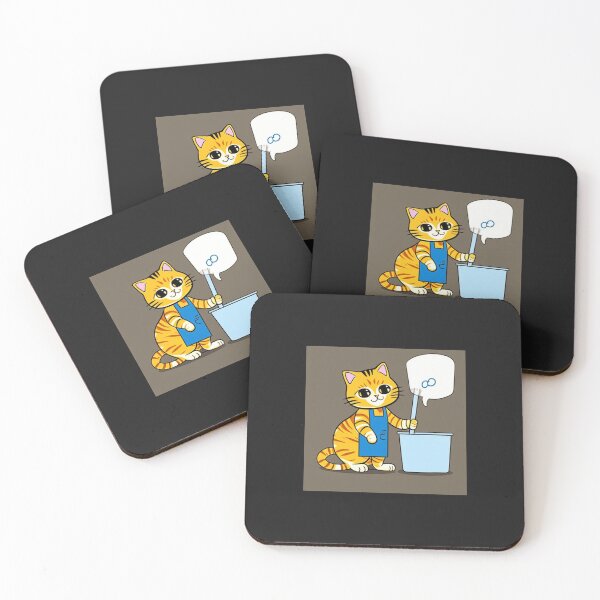 Item preview, Cute cat doing housework designed and sold by cesavision.