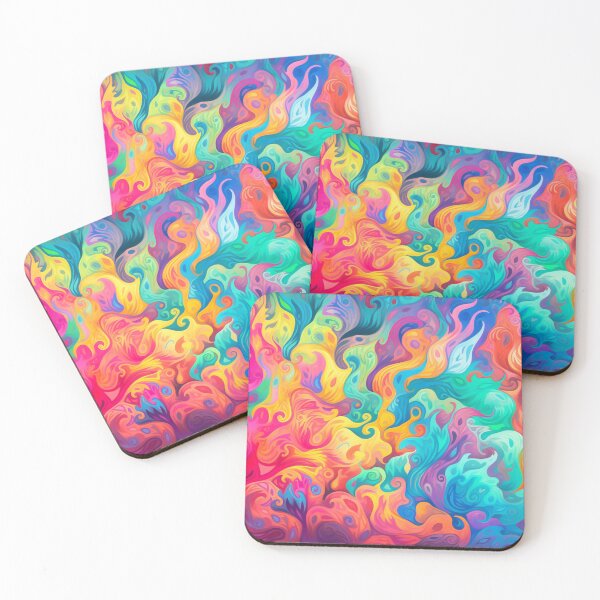 Item preview, Psychedelic Reverie: A Colorful and Hypnotic Soft Pattern of Visual Delights designed and sold by Visual Foundry.