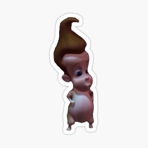 Jimmy Neutron Hamster Switch Sticker