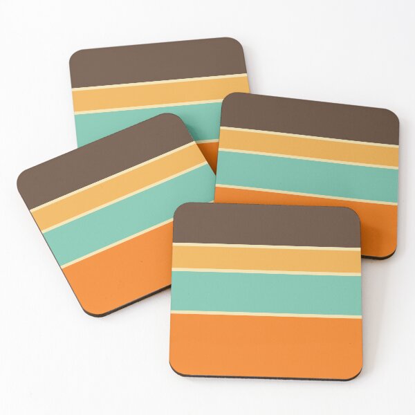Item preview, Colorful horizontal retro style lines designed and sold by BattaAnastasia.