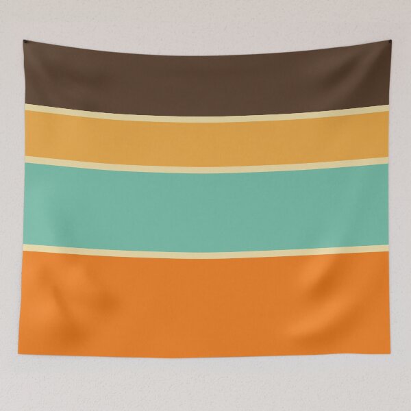 Item preview, Colorful horizontal retro style lines designed and sold by BattaAnastasia.