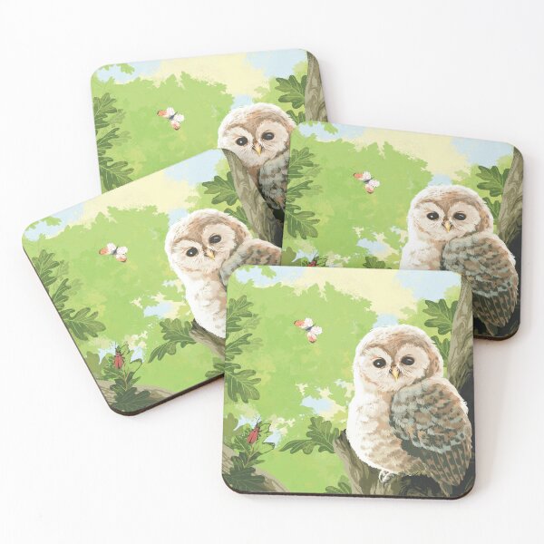 Item preview, Cute baby owl designed and sold by qu-lan.