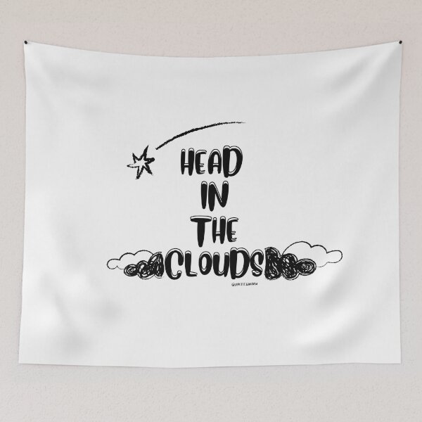 Item preview, Head in the clouds doodle style designed and sold by LePetiteShadow.