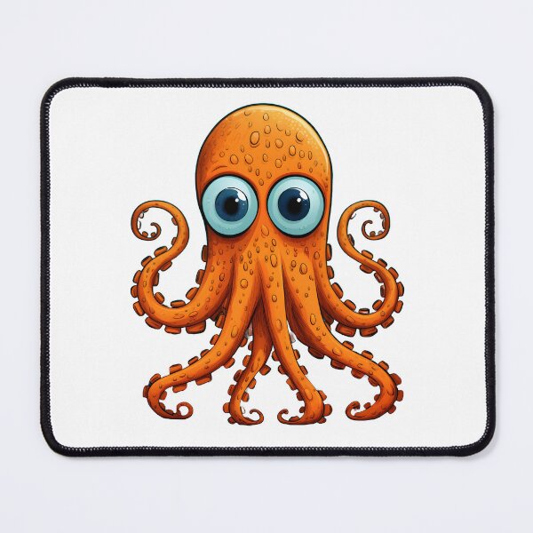 Item preview, Hyper-Detailed Orange Octopus designed and sold by aigcx.
