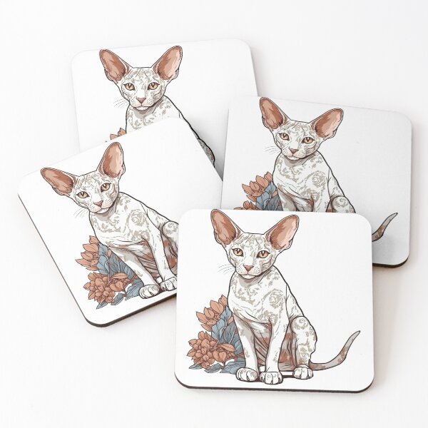 Item preview, Charm: Unique Cornish Rex Prints & Artwork - The Purrfect Design for Cat designed and sold by DooodleGod.