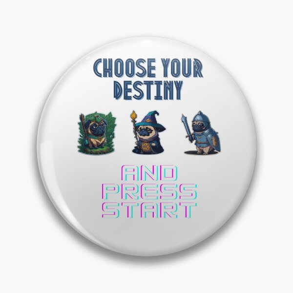 Item preview, Pug destiny designed and sold by Pug-Obsession.