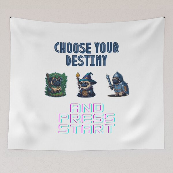 Item preview, Pug destiny designed and sold by Pug-Obsession.