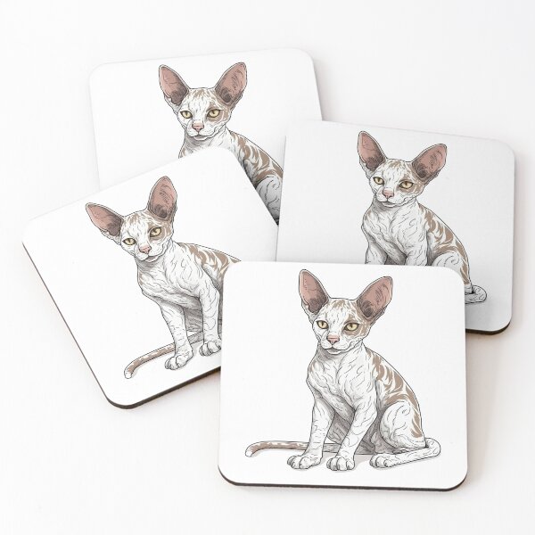 Item preview, Cornish Rex Cartoon Tee - Fun Feline Design for Cat designed and sold by DooodleGod.