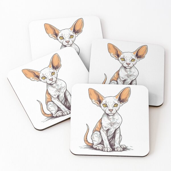 Item preview, Comical Cat Co: Funny Cornish Rex Cartoon Design for Feline & Dinosaur Lovers designed and sold by DooodleGod.