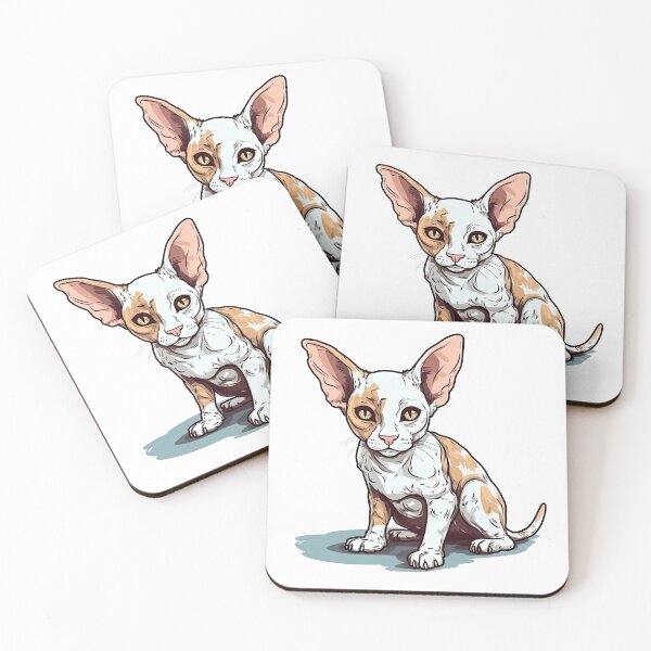 Item preview, Cornish Rex Cat Breed Cartoon - For Playful Feline by Rexcellent Pets designed and sold by DooodleGod.