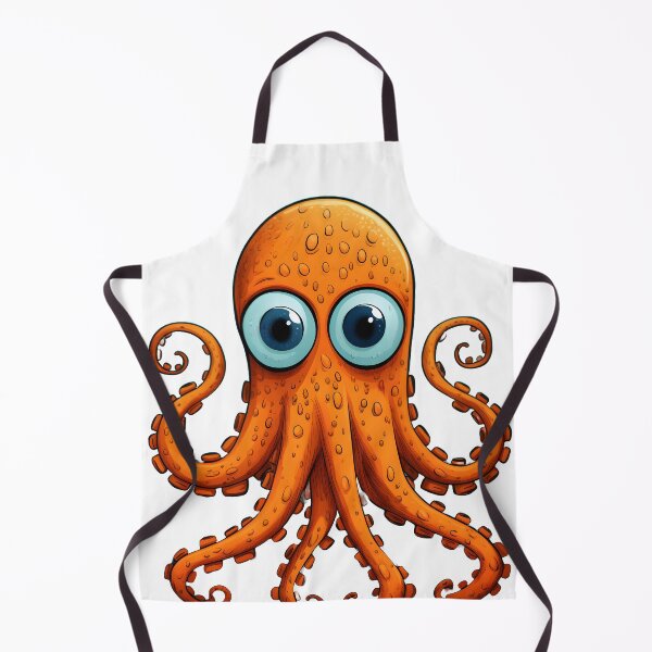 Item preview, Hyper-Detailed Orange Octopus designed and sold by aigcx.