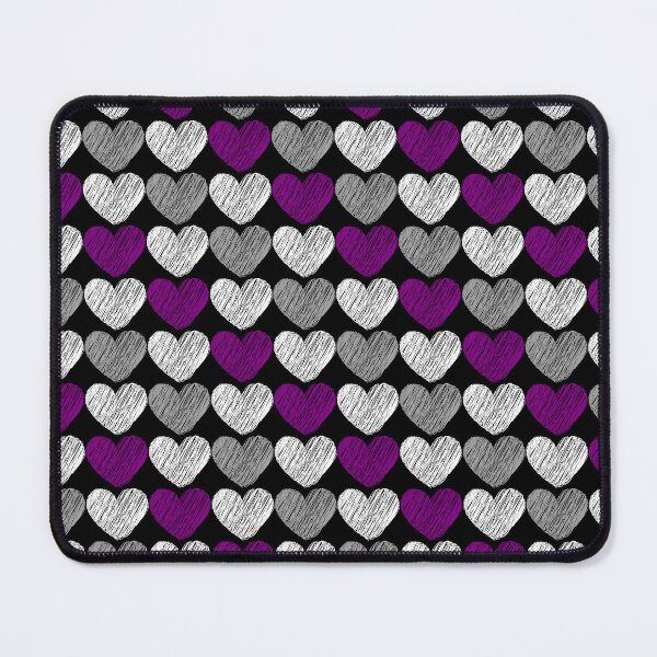 Item preview, Subtle Asexual Flag Hearts Pattern designed and sold by ontrendshirts.