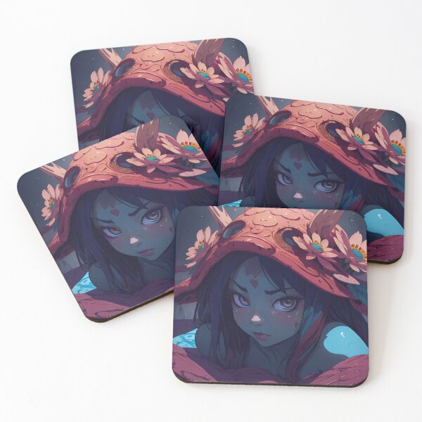 Item preview, Ethereal Floral Monster-Girl: Hypnotic Beauty designed and sold by ByteyCreatives.