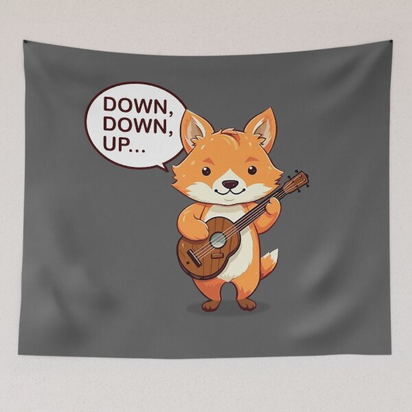 Item preview, Ukulele strumming - Down, down, up... designed and sold by the99thstudio.