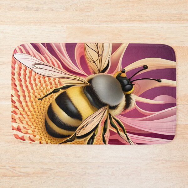 Item preview, Harmonic Hive: A Fractal Dance of Bee and Bloom designed and sold by CreativeCircus.