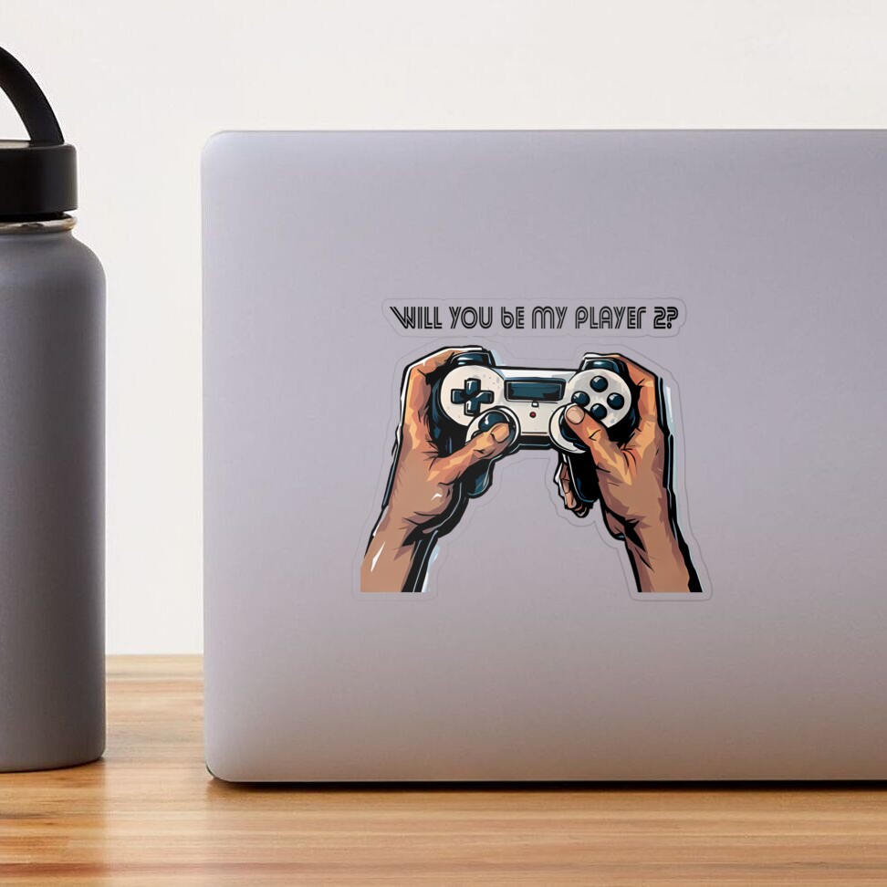 Will You Be My Player 2 - Gamer Couple - Sticker