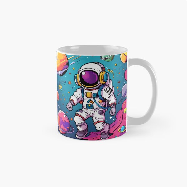 Item preview, The small astronaut  Fun floating in space Colorful designed and sold by KimierArt.