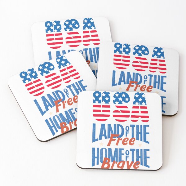 Item preview, USA land of the Free, Home of the Brave designed and sold by gredadesigns.