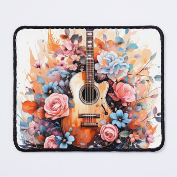 Item preview, A detailed illustration a guitar designed and sold by Mygifts93.