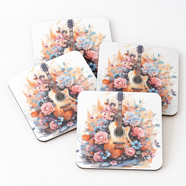 Item preview, A detailed illustration a guitar designed and sold by Mygifts93.