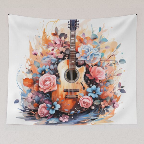 Item preview, A detailed illustration a guitar designed and sold by Mygifts93.