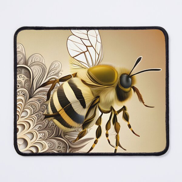 Item preview, Golden Harmony: A Fractal Blossom and Zentangle Bee Dance designed and sold by CreativeCircus.
