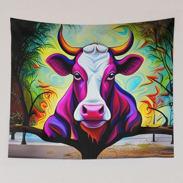Item preview, Urban Pastoral: Graffiti Reverie in Rosy Hues designed and sold by CreativeCircus.