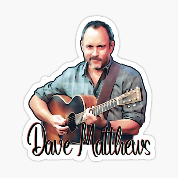 Item preview, Dave Matthews With Guitar (Cartoon) designed and sold by DavidLuxuryHop.