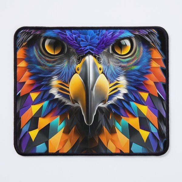 Item preview, Fierce Splendor: Colorful Eagle Visage designed and sold by cogozone.